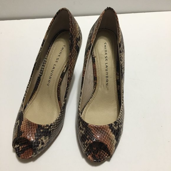 Chinese Laundry Peep Toe Heels Size 8.5 - Picture 7 of 10